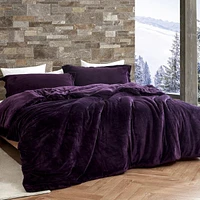 Coma Inducer Oversized Comforter Set - The Original Plush - Midnight Purple