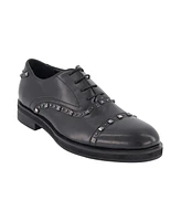 Karl Lagerfeld Paris Men's Studded Cap Toe Dress Shoe