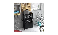 Slickblue High Capacity 8-Drawer Rolling Tool Chest with Wheels for Convenient Storage and Mobility
