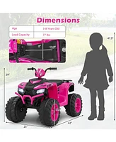 Hongge 24V Kids Ride-On Electric Atv with Wireless Connection for Toddlers 3-8 Years Old