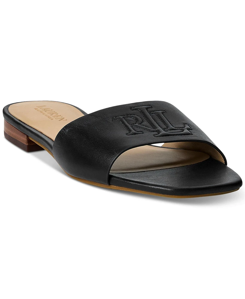 Lauren Ralph Lauren Women's Everly Slide Flat Sandals