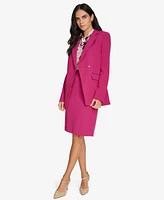 Calvin Klein Women's Asymmetric Scuba-Crepe Blazer