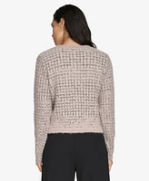 Calvin Klein Women's Button-Front Knit Sweater