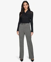 Calvin Klein Women's Mid-Rise Wide-Leg Pants