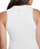 Guess Women's Vero Fuzzy Sleeveless Sweater Dress