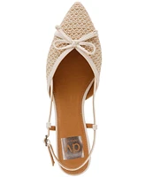 Dv Dolce Vita Women's Carsen Bow Pointed-Toe Slingback Flats