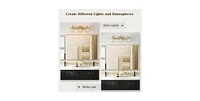 gaomon Crystal Gold Bathroom Vanity Light 3 Light Modern Bathroom Vanity Light Fixtures