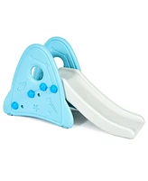 Sugift Freestanding Baby Slide Indoor First Play Climber Slide Set for Boys Girls -Blue