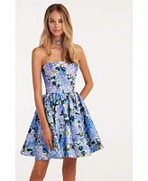 Milla Women's Hydrangea Corset Mini Dress