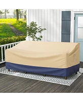 Sugift Patio Furniture Cover with Padded Handle and Click-Close Straps-77 x 43 x 30 inches