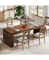 Tribesigns Farmhouse Dining Table for 6-8 People, 78.7