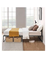 gaomon Twin/Full/Queen Size Metal Bed Frame, Platform Bed Frame 13 Inch With 3 In 1 Steel Support