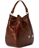 Brahmin Melinda Chestnut Marana Medium Leather Bucket