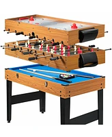 Gouun 48 Inch 3-In-1 Multi Combo Game Table with Soccer for Game Rooms