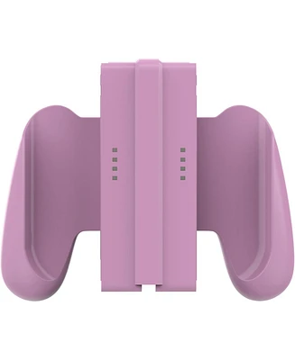 Doyo Switch Joycons Detachable Grip Compatible with Nintendo Switch/Switch Oled JoyCons Controllers, Nintendo Switch Accessories (Light-Purple)