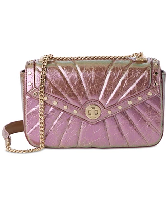 Brahmin Rosa Rose Gold Alectrona Small Leather Crossbody