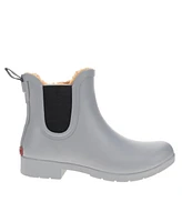 Womens Delridge Faux Fur Chelsea Rain Boot