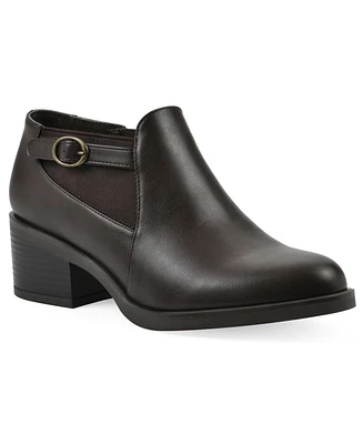 White Mountain Women's Cuisine Almond Toe Booties