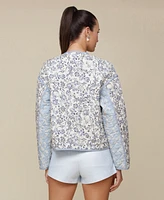 Avec Les Filles Women's Patchwork Quilted Jacket