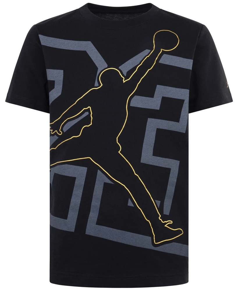 Jordan Big Boys Jumpman Shine Graphic Tee