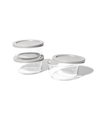 Dura Living -Piece 2 Cup Round Food Storage and Meal Prep Container Set