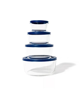 Dura Living -Piece Round Nesting Food Storage and Meal Prep Container Set