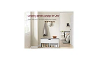 Songmics Home Shoe Bench with Cushion