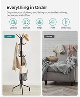 Songmics Home Tree-Shaped Coat Rack with 4 Legs