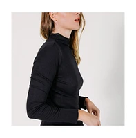 Poplinen Plus Norma Modal Ribbed Turtleneck