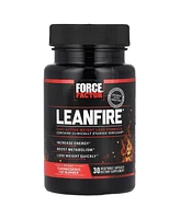Force Factor LeanFire Thermogenic Pre Workout and Fat Burner with Green Tea Extract to