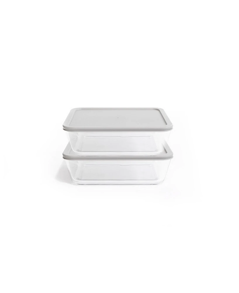 Dura Living -Piece 11 Cup Rectangular Food Storage and Meal Prep Container Set