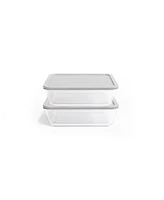 Dura Living -Piece 11 Cup Rectangular Food Storage and Meal Prep Container Set