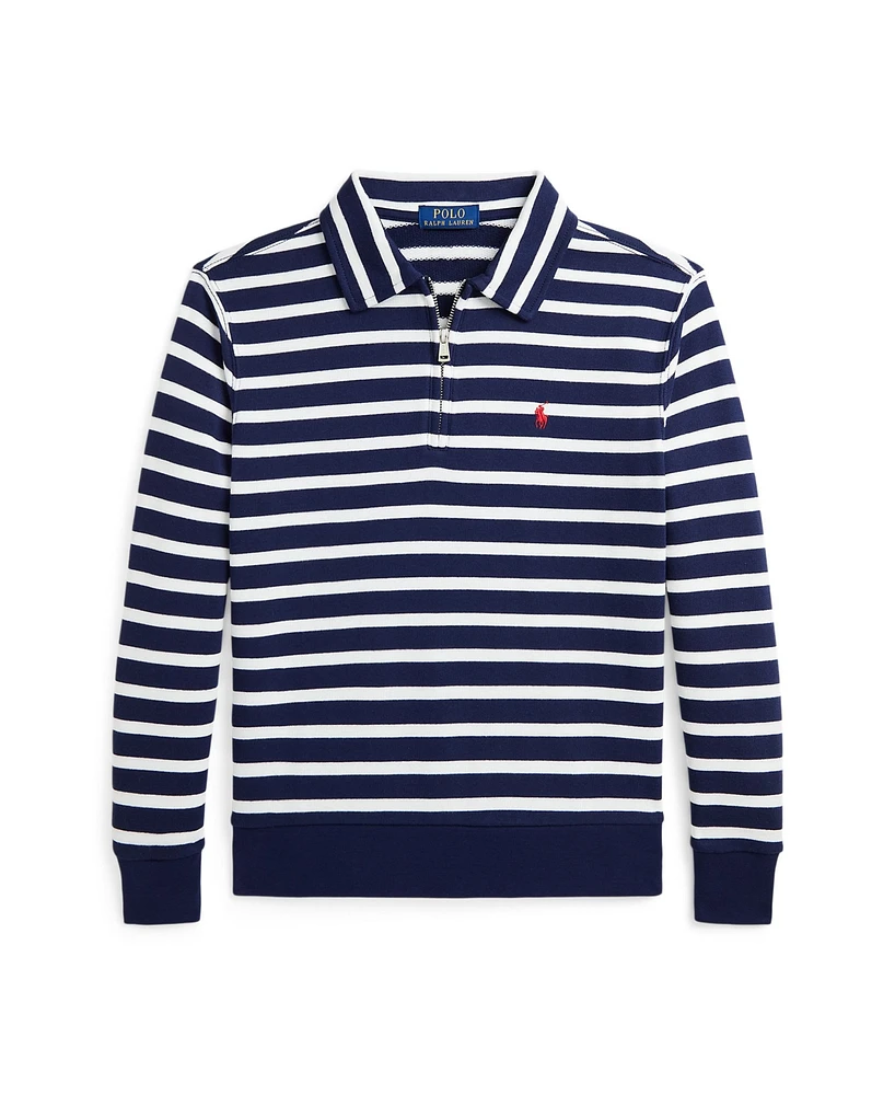 Polo Ralph Lauren Big Boys Striped French Terry Sweatshirt