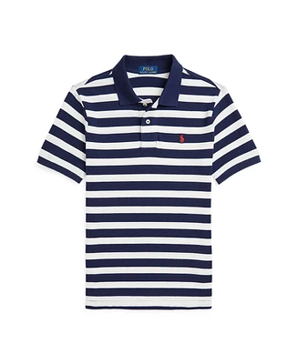 Polo Ralph Lauren Big Boys Striped Cotton Mesh Shirt