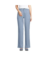 Lands' End Women's Tall High Rise Chino Utility Straight Leg Pants