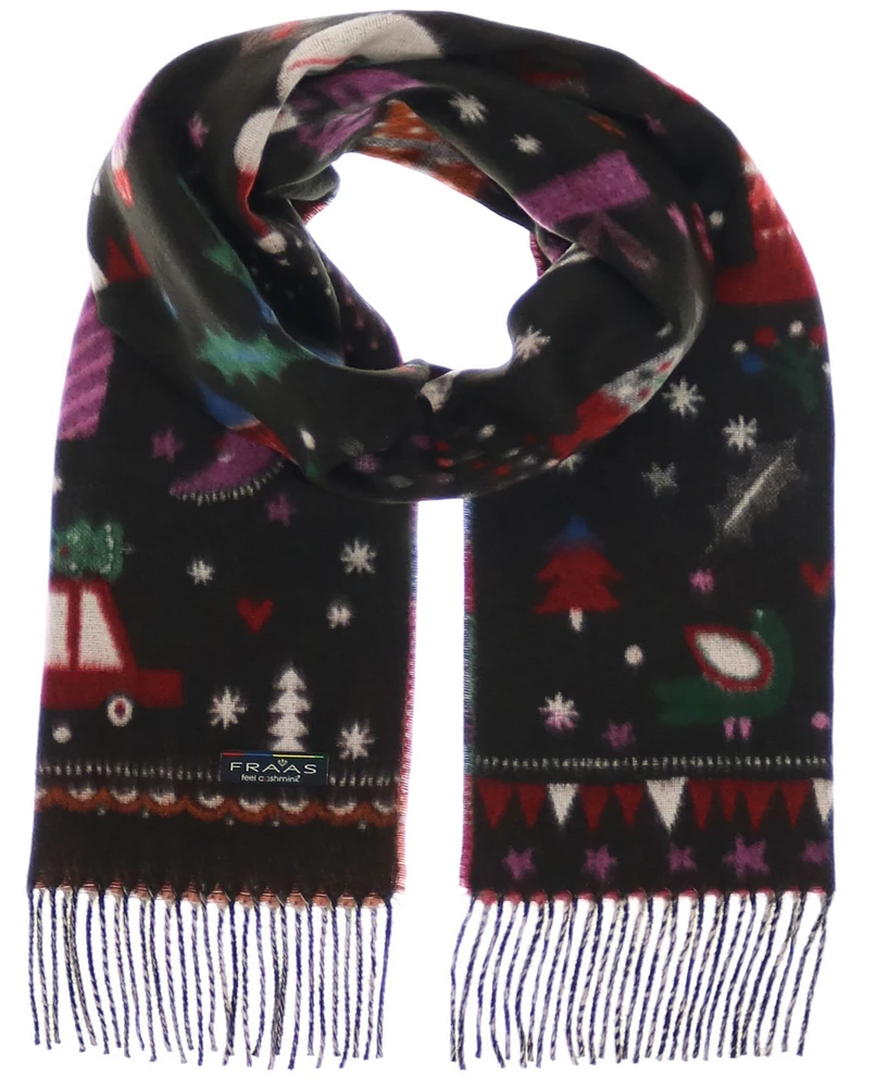 Fraas Christmas Kitsch Cashmink Scarf