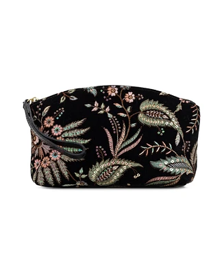 Patricia Nash Velvet Jacquard Aritzo Cosmetic Bag