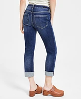 Liverpool Los Angeles Women's Cuffed Cropped Jeans