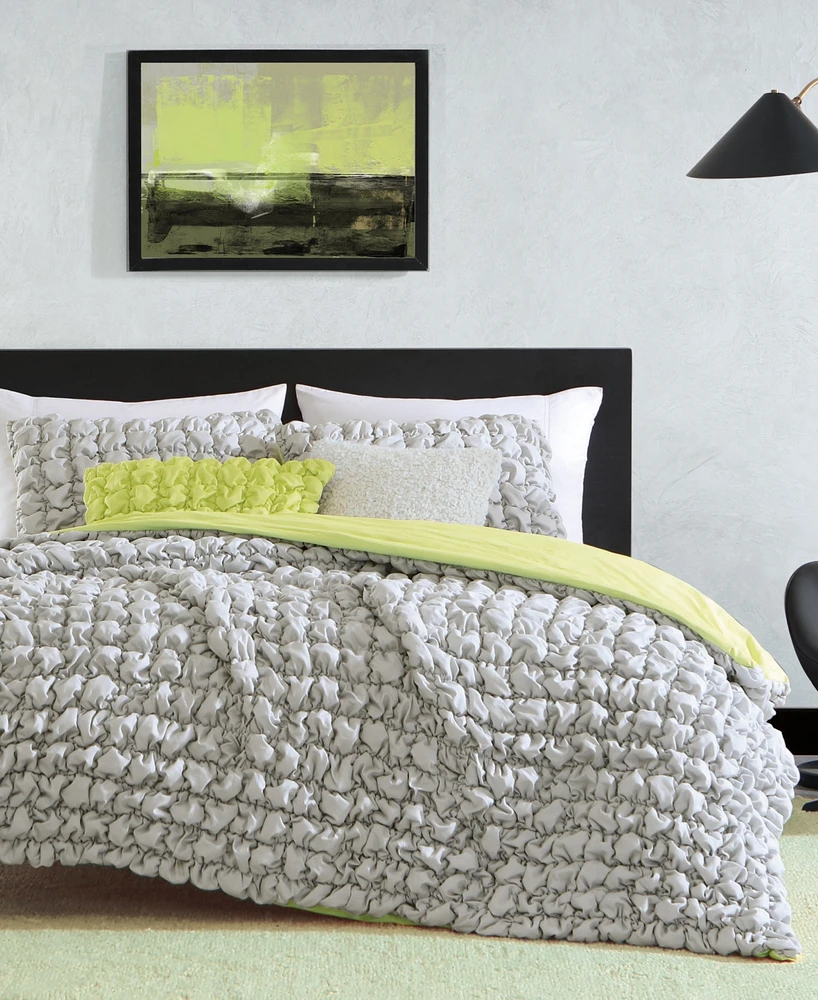 Dkny Puffer Stitch 3 Piece Quilt Set