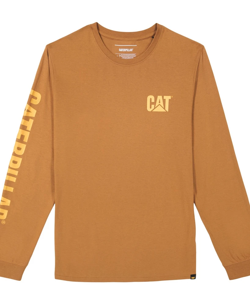 Cat Men's Trademark Banner Long Sleeve Tee