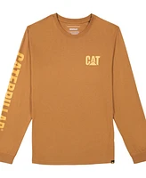 Cat Men's Trademark Banner Long Sleeve Tee