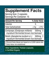Host Defense CordyChi Capsules - Energy & Immune Support Supplement