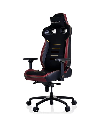 Vertagear PL4800 Ergonomic Big & Tall Gaming Chair featuring ContourMax Lumbar VertaAir Seat systems - Rgb Led Kits Upgradeable Burgundy Red