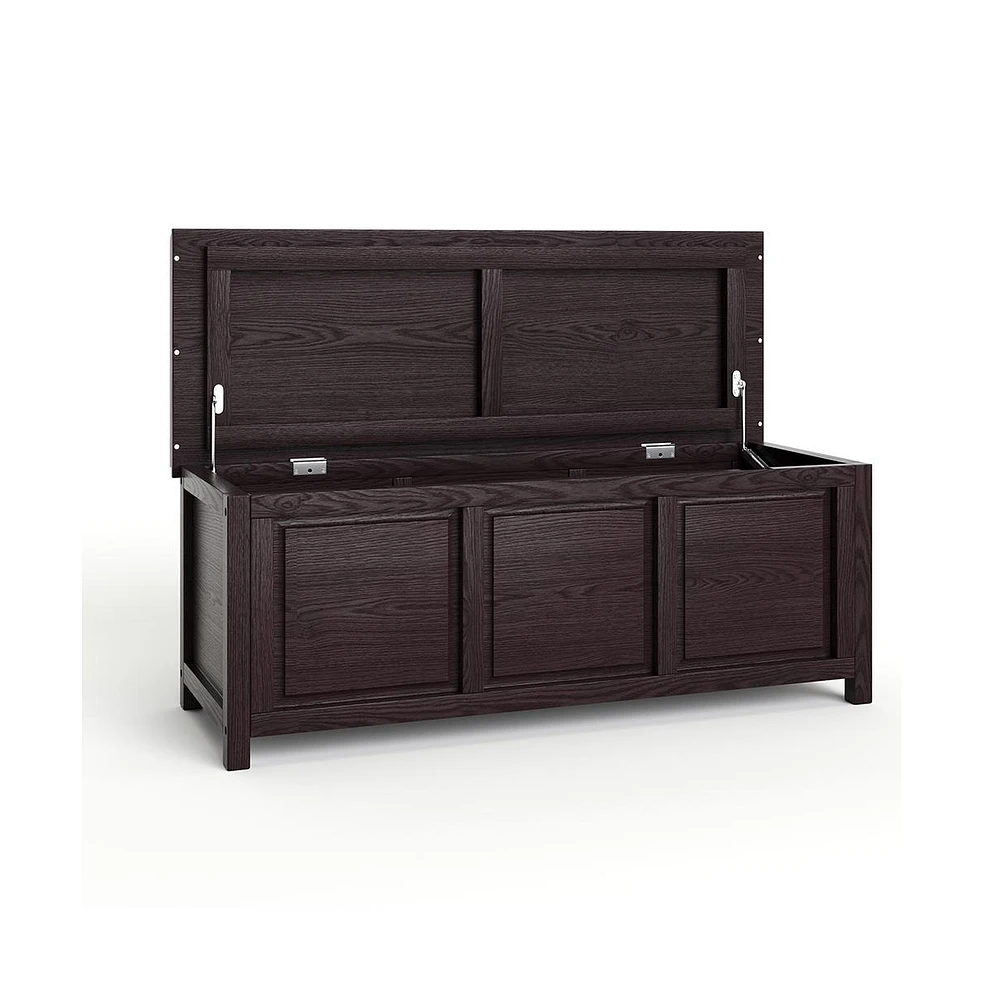 John Louis Home Solid Wood Open Top Storage Bench