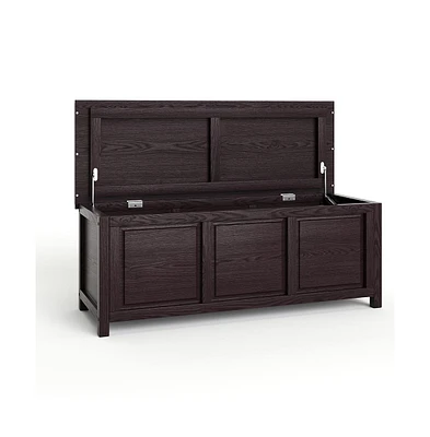 John Louis Home Solid Wood Open Top Storage Bench