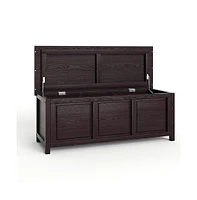 John Louis Home Solid Wood Open Top Storage Bench