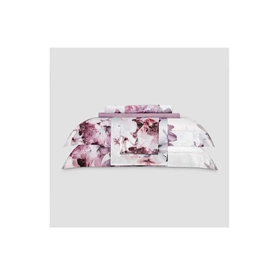 Togas Wilma Duvet cover King violet-white