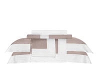 Togas Eden pink/white Duvet Cover King white/pink