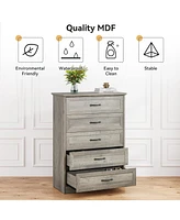 gaomon Modern Drawers Dresser, Chest of Drawers Closet Organizers and Storage Clothes