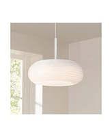 Possini Euro Design Sandringham 13 3/4" Modern Pendant Ceiling Light Fixture Dining Room Over Table Kitchen Island Foyer Hanging Round Led Dimmable Sa